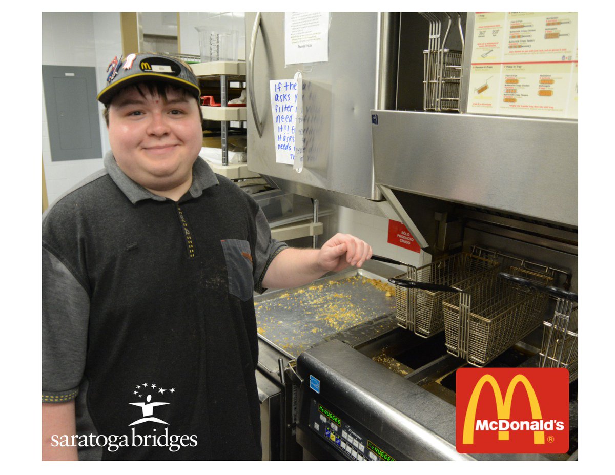 Saratogabridges On Twitter 2 Alpha Career Options Participants Ed Rinnie L R Were May June Employees Of The Month At The Rt 50 Mcdonalds In Saratoga General Manager Patricia