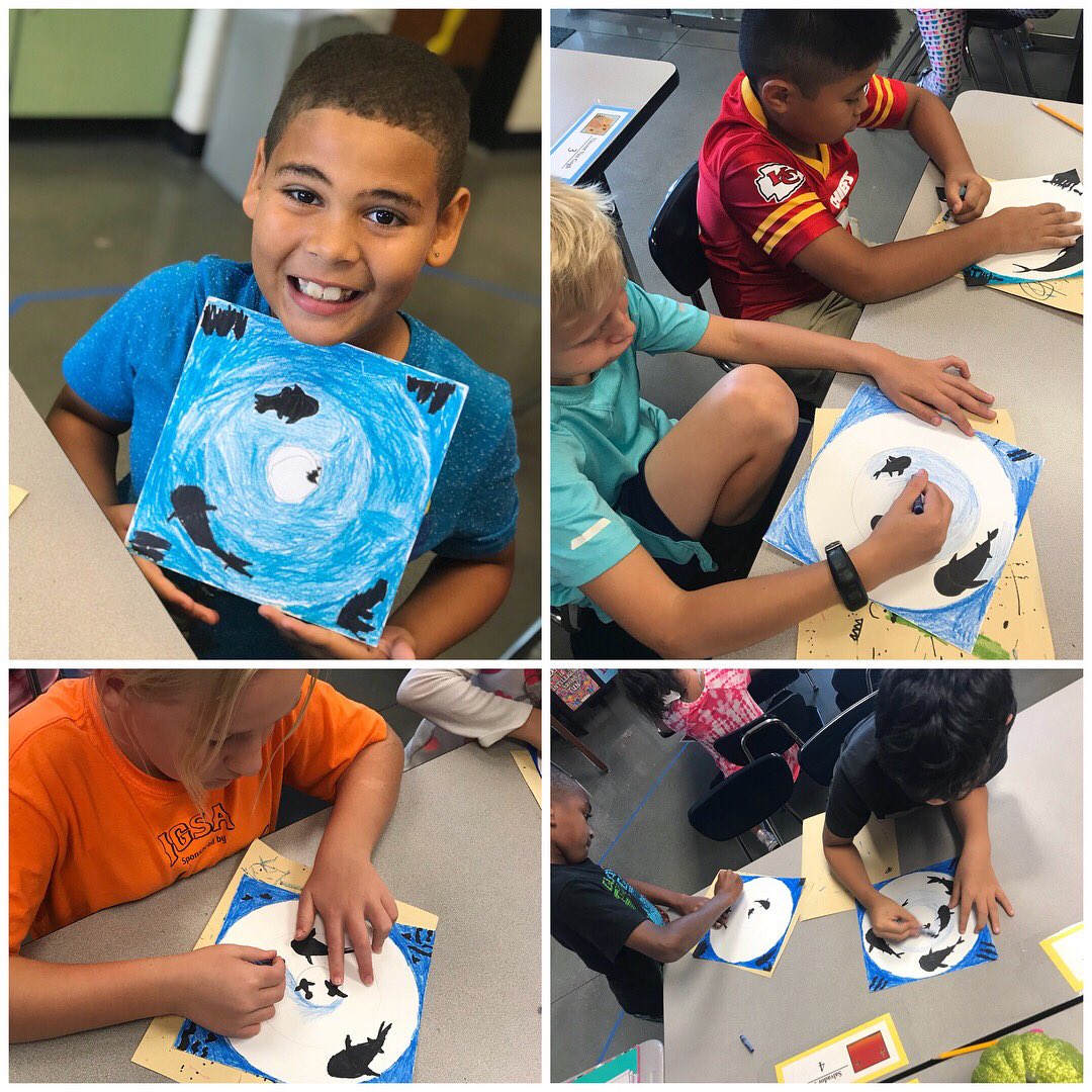 MrsAccurso's tweet image. Very proud art teacher today! 4th graders @LBSharks made seascapes using value and size to create the Illusion of Space! My little babies are growing up into such talented artists 😍😩😭 #intheartroom #isdstrong #everyweekissharkweek #iteachart