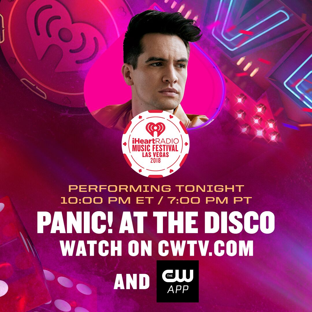 KISSFMPhoenix's tweet photo. RT if you're here for @brendonurie &amp; @PanicAtTheDisco tonight at our #iHeartFestival... 😱🙌❤️ https://t.co/SIcbHbkn4Y