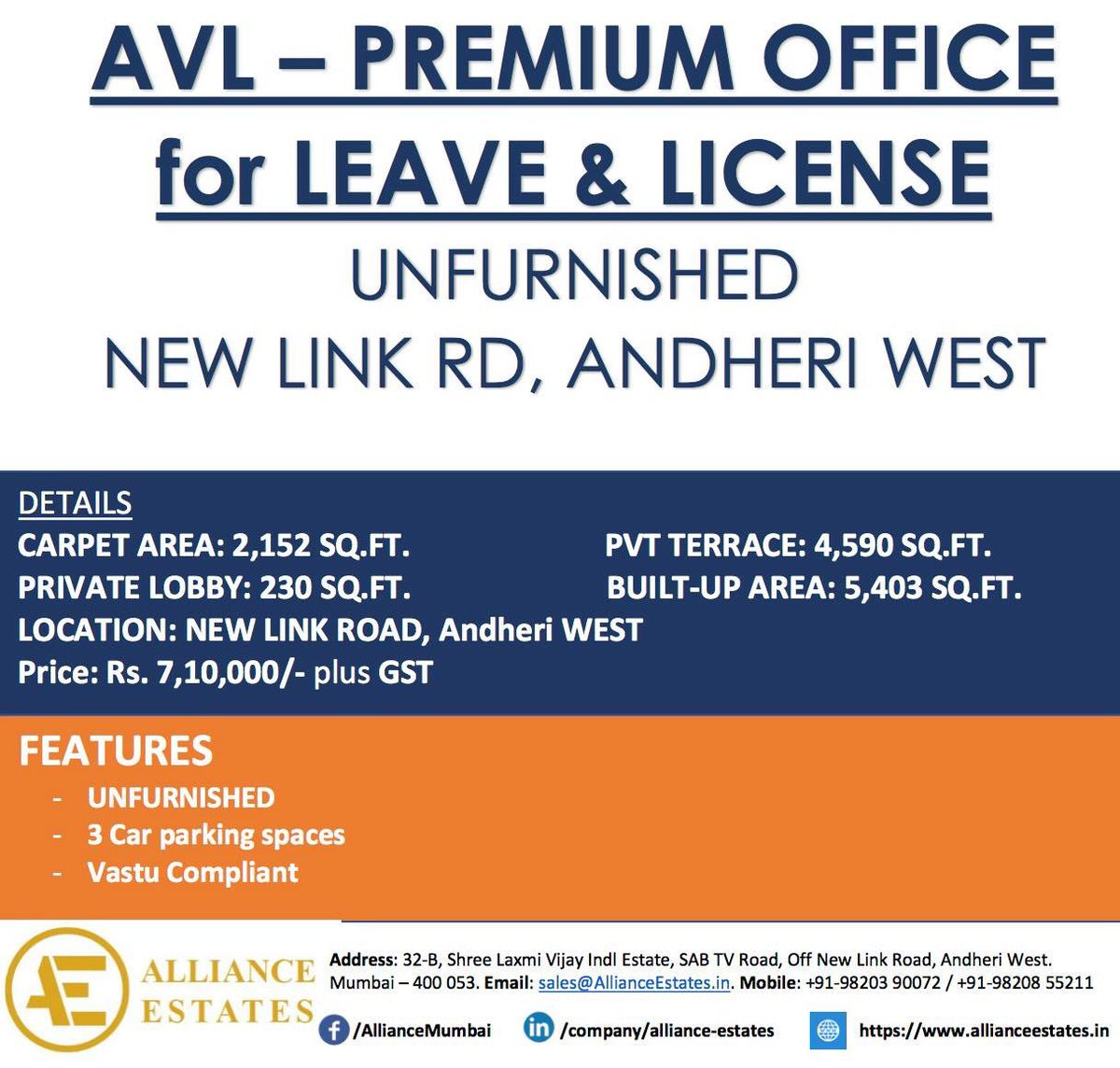 Alliance Estates (AllianceMumbai) Twitter