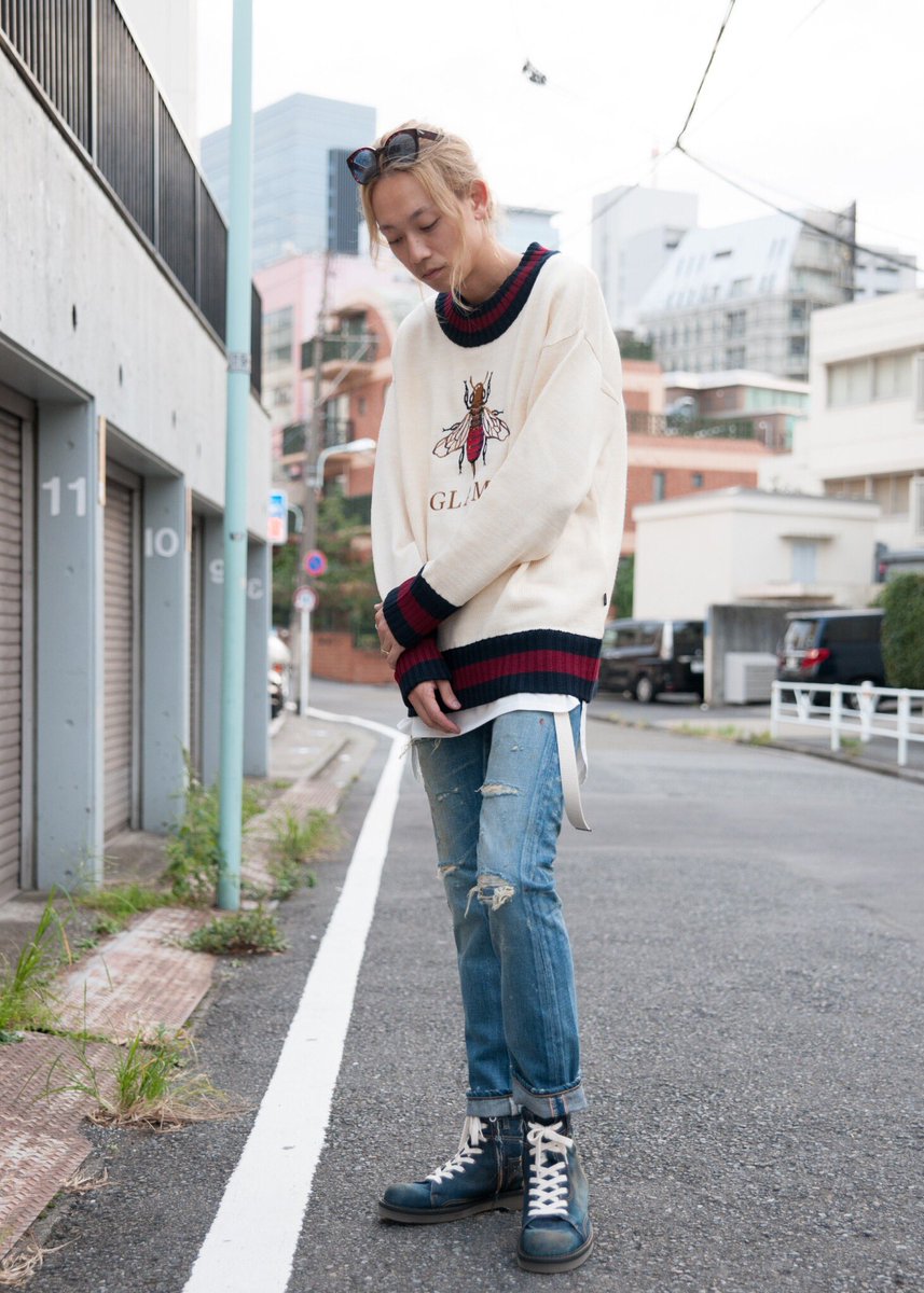Glamb Style Today 9 22 ラグジュアリーロゴのニットに 敢えてダメージデニムとデニムブーツをセレクト ヴィンテージライクな着こなしが今季ならではのムードです Check Now T Co Pcngtg10ww Glamb ストリートファッション Glamb Style Today 9 22 ラグジュアリーロゴのニットに 敢えてダメージデニムとデニムブーツをセレクト ヴィンテージライクな着こなしが今季ならではのムードです Check Now T Co Pcngtg10ww Glamb ストリートファッション
