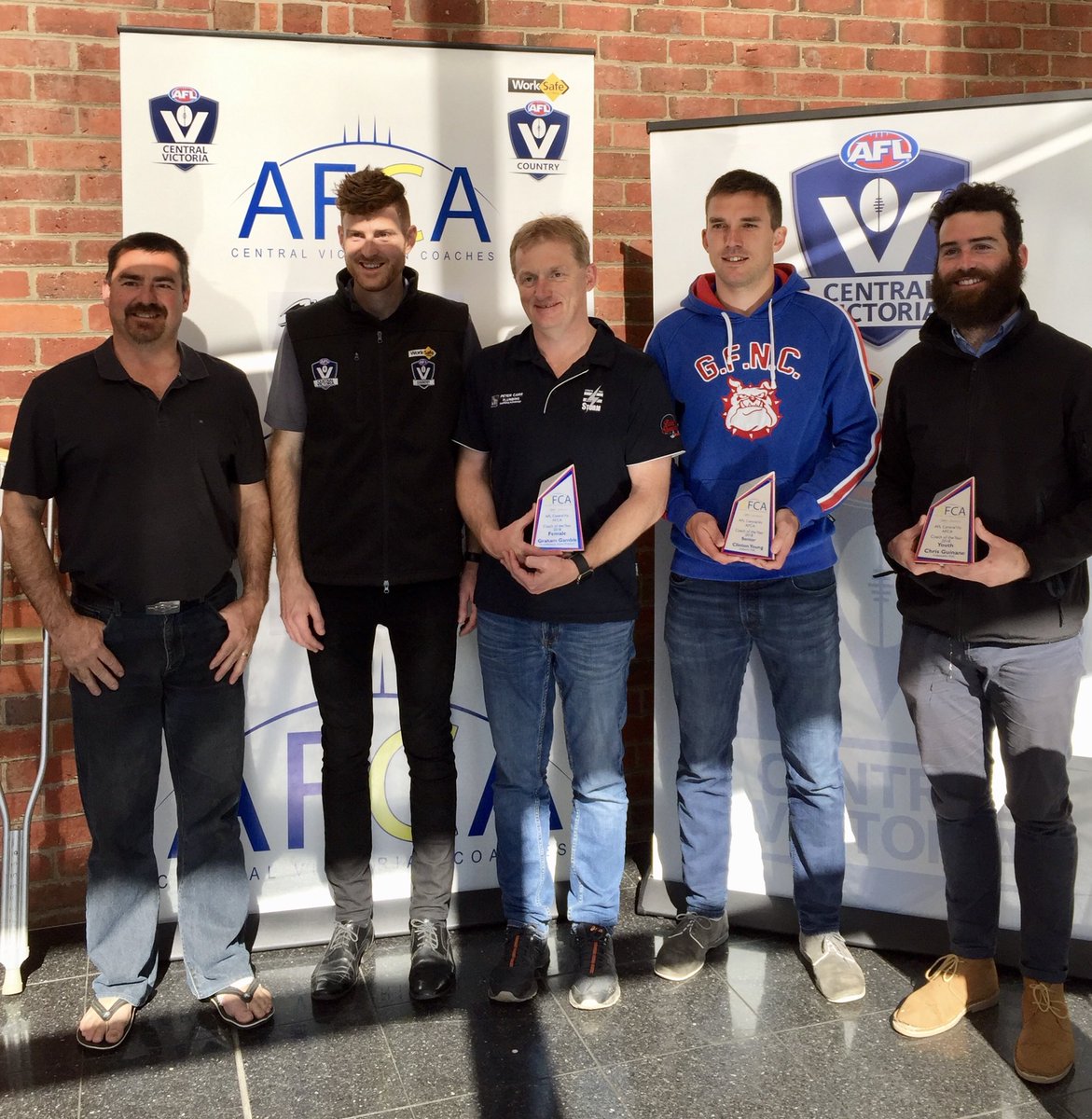 Congratulations to our 2018 AFCA Coach of the Year’s over each category - a great breakfast function at The Gallery Cafe this morning