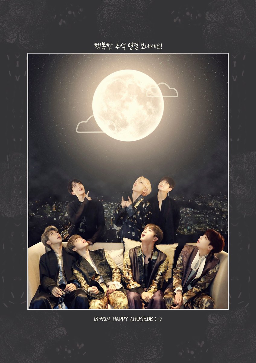HOPEYES218's tweet photo. 해피 추석이에용🌕🌕🌕 @BTS_twt      
(아우 잘 생겼다...) https://t.co/u0t2sDxhMw