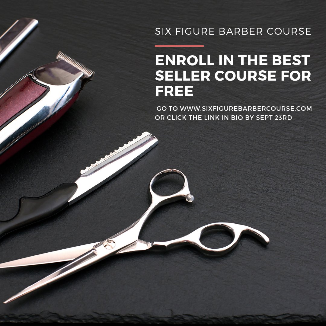 Kcoursework's tweet image. What are you waiting for barbers? Ready to hit your financial goals? 2 days until the free enrollment closes. Click ↙️the website in Bio