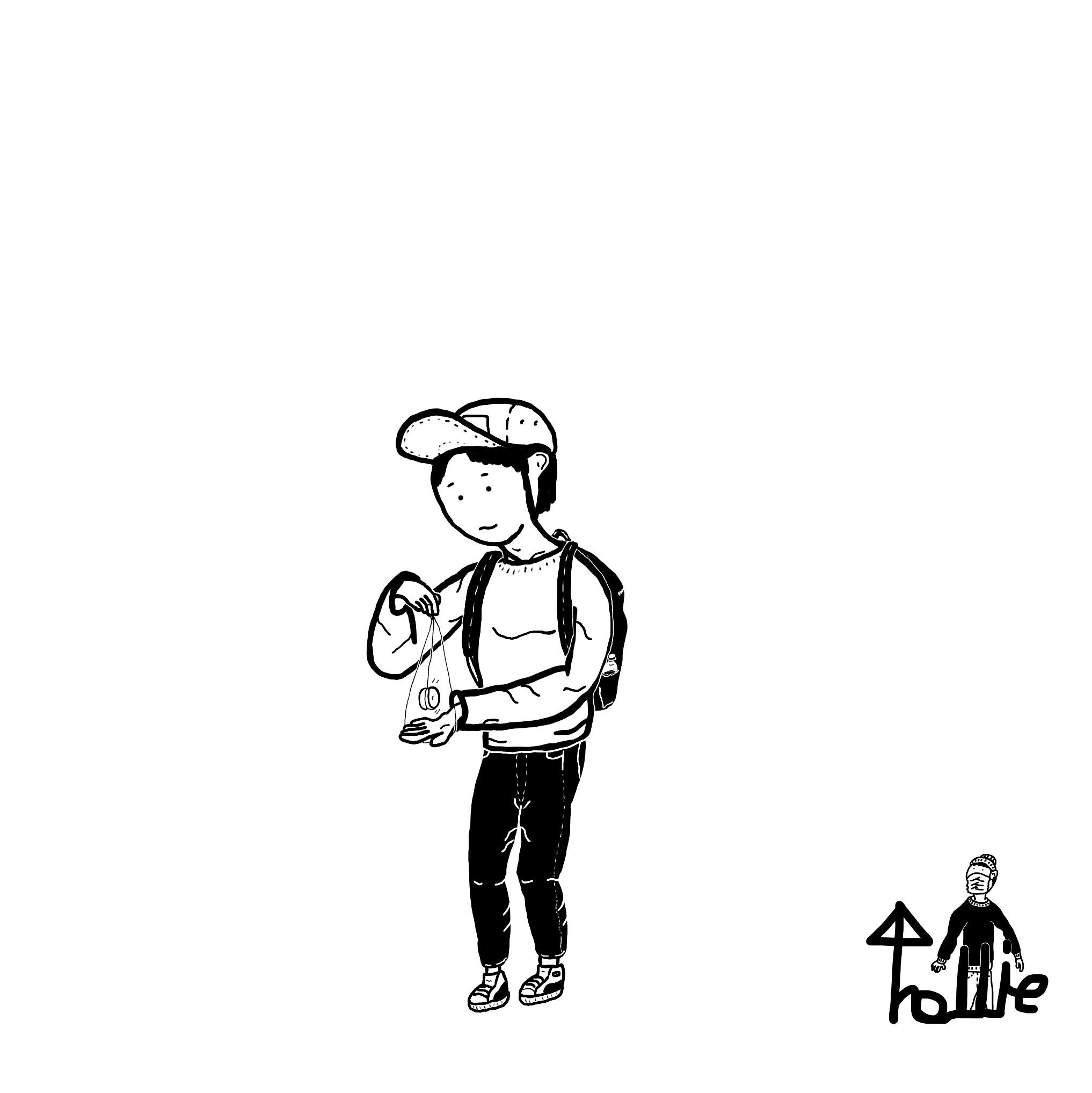 44nollie ヨーヨーをする人 サブカル サブカルクソ女 サブカル女子 絵描きさんと繋がりたい イラストレーター イラスト イラストレーション アート お洒落 ギャラリー イラスト好きと繋がりたい シンプル シンプルかわいい ヨーヨー Yoyo