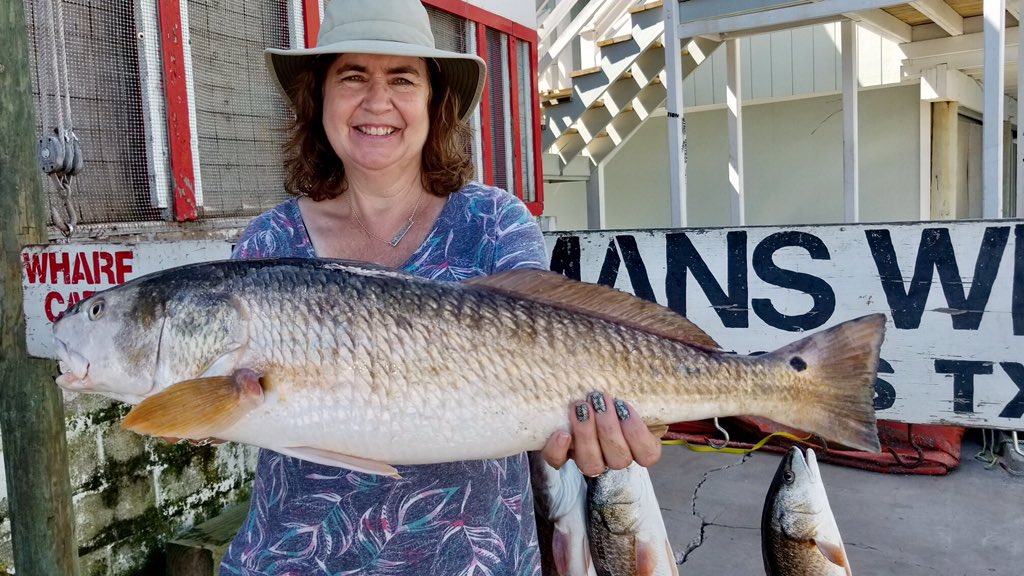 Told my husband I'd catch him a red fish for his bday. Promise delivered.