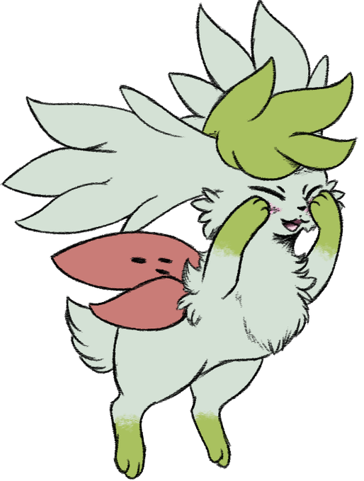 shaymin and shaymin (pokemon) drawn by ancesra