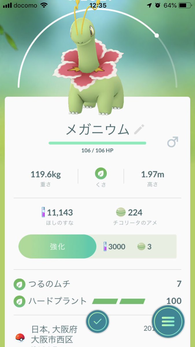 ポケモンgo 色違いハードプラントメガニウムが誕生 進化時はgpsエラーに要注意 ポケモンgo攻略まとめ速報 ポケモンgo 色違いハードプラントメガニウムが誕生 進化時はgpsエラーに要注意 ポケモンgo攻略まとめ速報