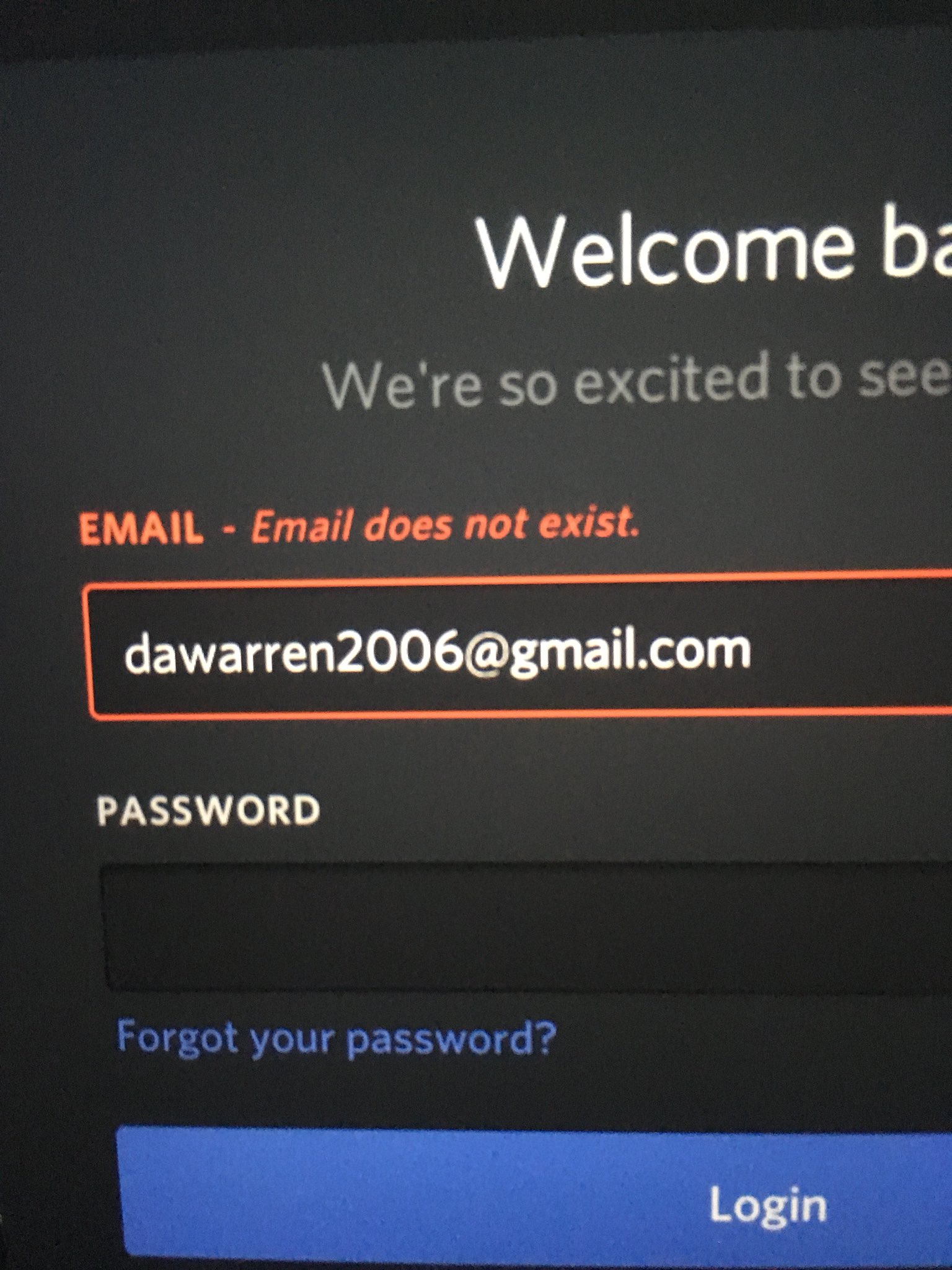 Discord on Twitter "dawarren2006 Sorry about that! Since this is about your account, could you