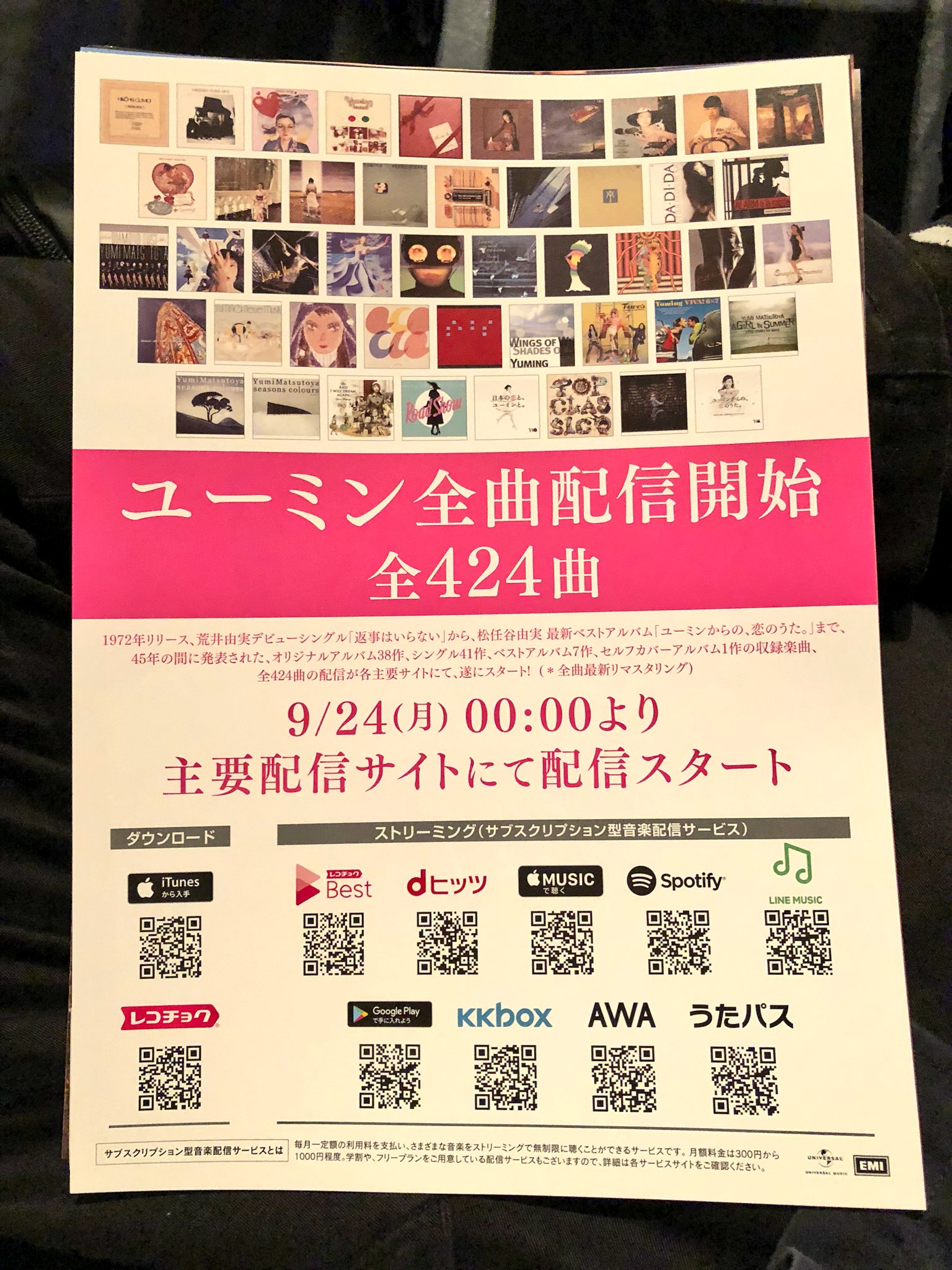 松任谷由実 ユーミン The Journey 小瓶キーホルダー 19種類