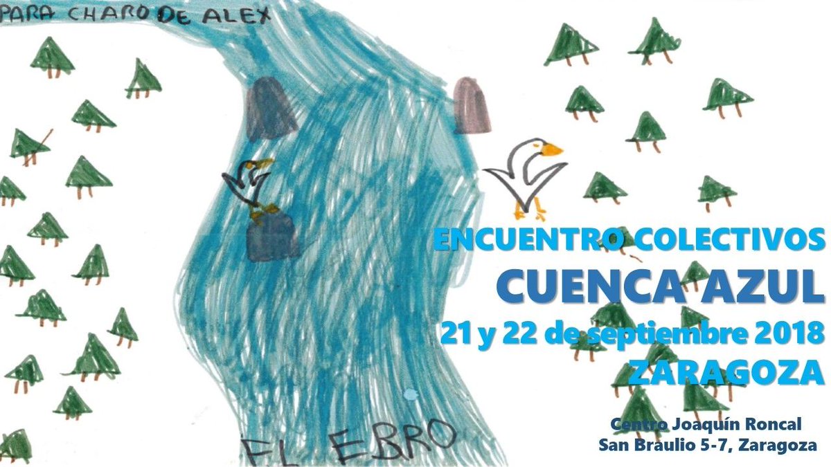 PDE's tweet photo. Avui una delegació de la PDE estarà a Saragossa per a participar en la trobada de #CuencaAzul. Seguim! https://t.co/drqigLO04R