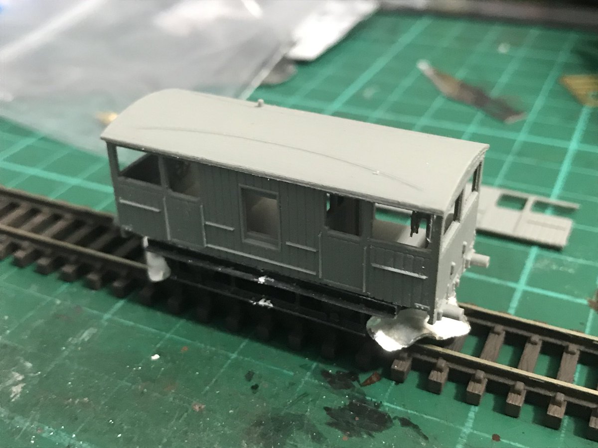 N_Amberfield's tweet photo. Good progress so far with the Shark van but going to Norfolk for the week from today so work stops. #projectshark #ngauge https://t.co/CTL68mVKcR