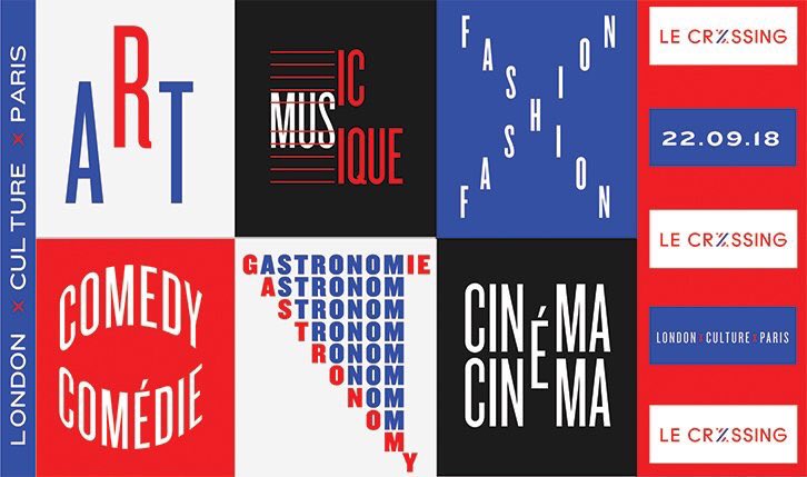Bon festival🇬🇧🇫🇷 à tous les participants de la première édition <a href="/lecrxssing/">Le Crxssing</a> à Londres / Wishing everyone at the first edition of #lecrxssing2018 a great festival lecrxssing.com