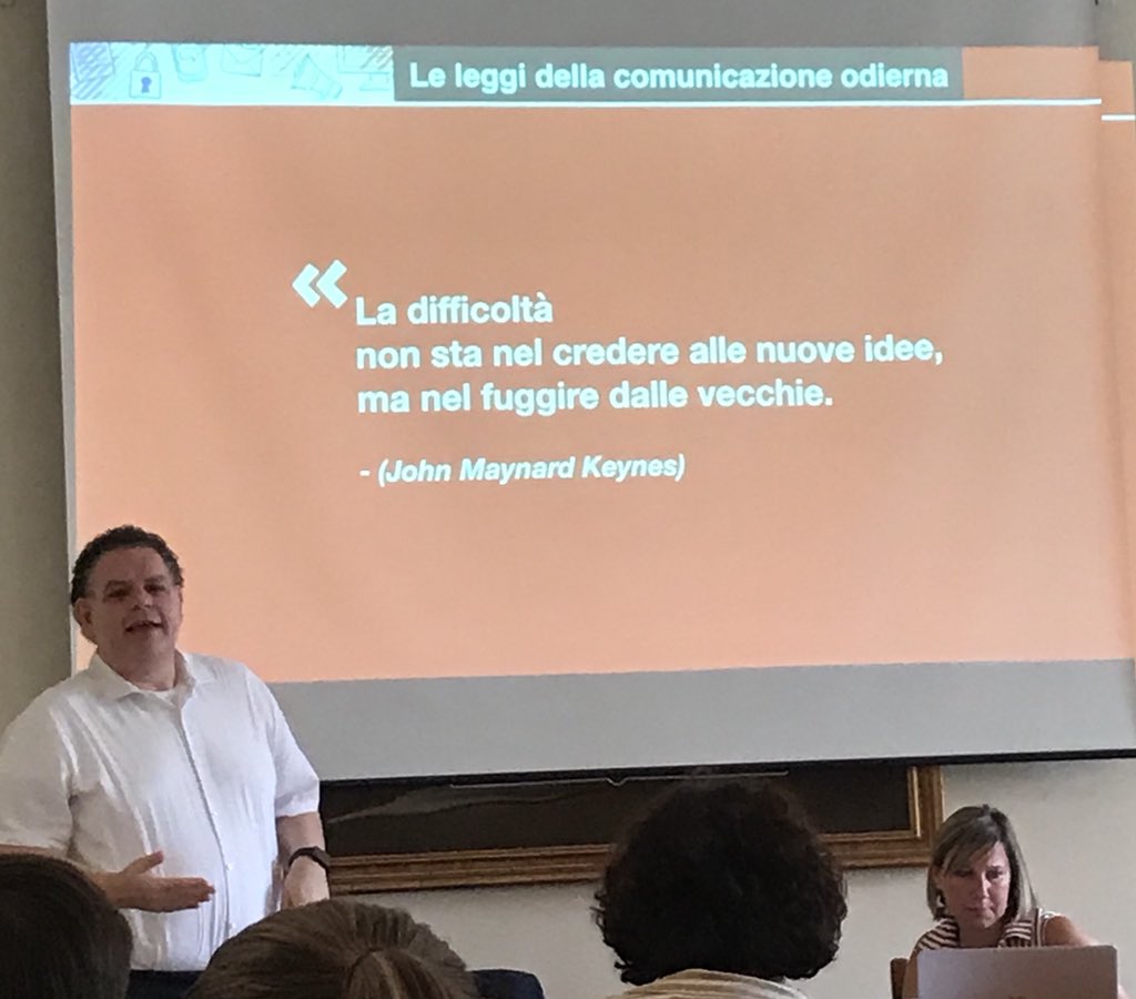 GiFasolo's tweet photo. Non è appoggiandoci al “si è sempre fatto così” che si va avanti. @marianodiotto @Acec_SdC #IusveSocialTeam https://t.co/MqCjiIOP0l