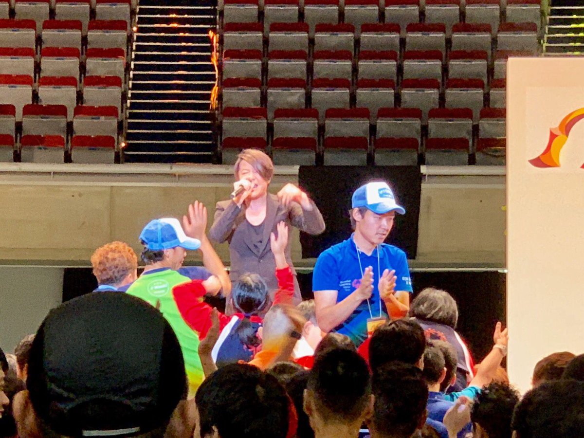 Glay Official V Twitter 本日行われた日本ガイシホール スペシャルオリンピックス18愛知 開会式にて Teruがスペシャル オリンピックス日本公式応援ソング Your Song を歌唱いたしました