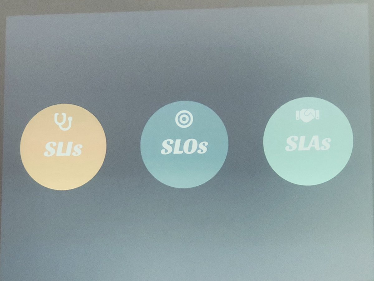 smnbss's tweet image. Great talk by @rdohms about SLI, SLO and SLA and application metrics #reliability #sitereliability #applicationmetrics #PHPDD18