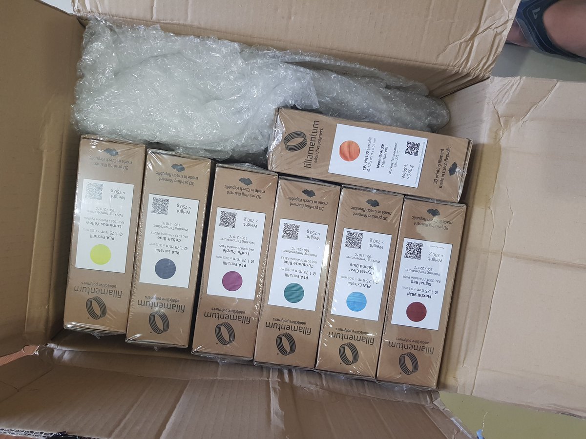 When this arrives, Everything Stops! Creativity Starts! <a href="/Fillamentum/">Fillamentum.com</a> Filaments