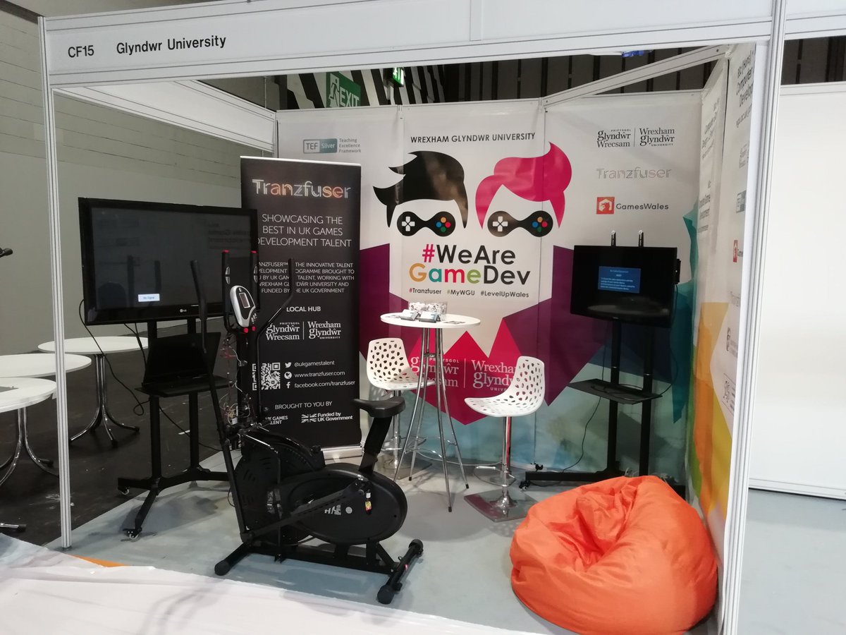 RSGames's tweet image. Day 3 of @EGX come by and check out our exercise machine. Also  check out @Samurai_Duck_  Edens Grasp at the @Tranzfuser section #indiedev #gamedev #WeAreGameDev #EGX2018 #Tranzfuser