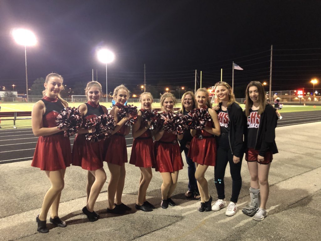 CHSDance_'s tweet photo. We always love performing with band, and tonight was no different!! Hooray for football season! #CHSDanceForever https://t.co/MJGBBv6EBP