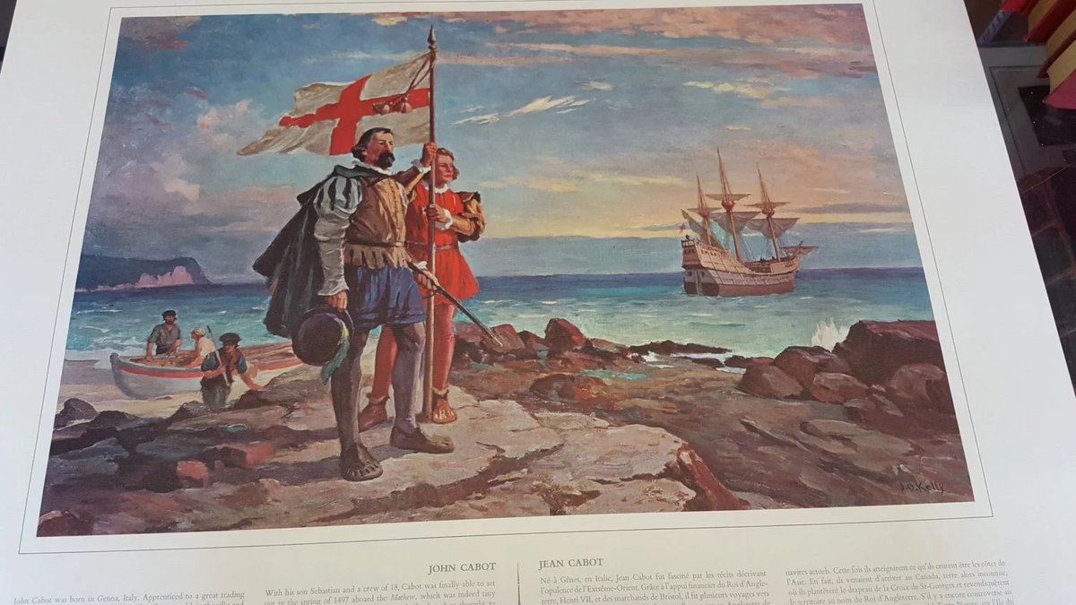 146) And England? The great maritime nation of Western Europe... Better ship builders than even the Venetians...Still no English flag on American soil.So, King Henry VII sent one of his BEST, Anglo/Saxon explorers, John Cabot, to explore and claim North America for England.