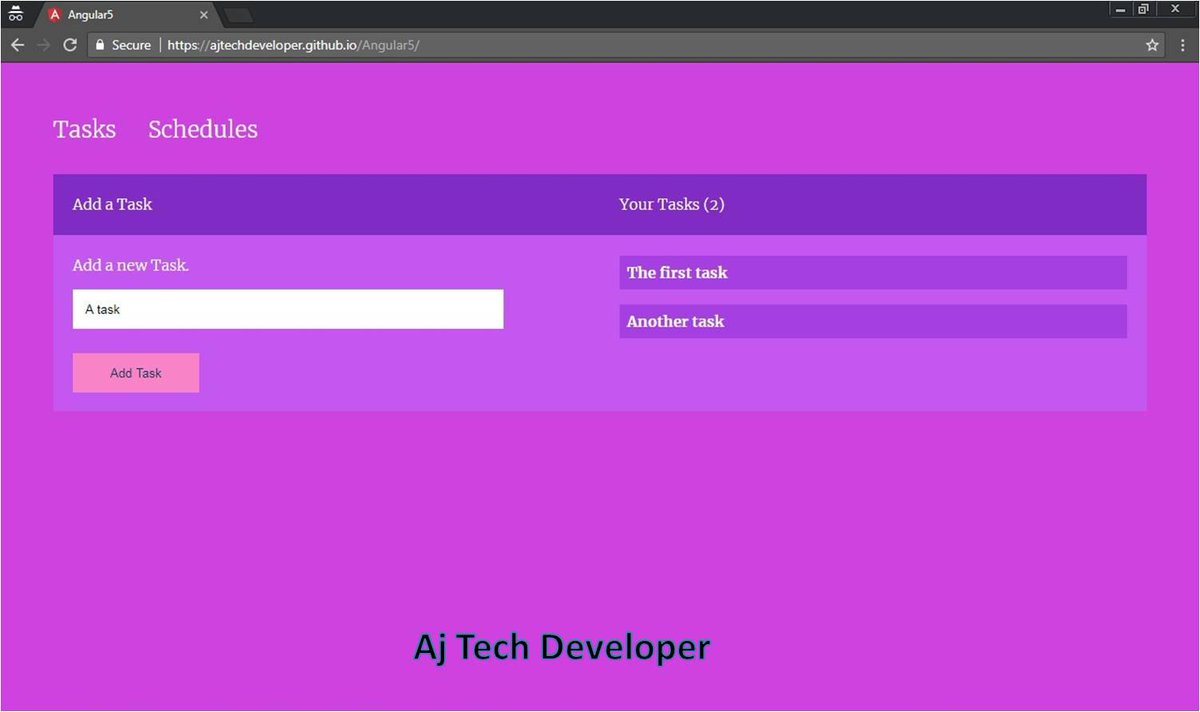 AjTechDeveloper's tweet image. Learn to build an #Angular5 @Angular application from scratch, no prior #UI experience needed, in few simple steps at #SoftwareDeveloperCentral with end to end working code in #GitHub: softwaredevelopercentral.blogspot.com/2017/12/angula…