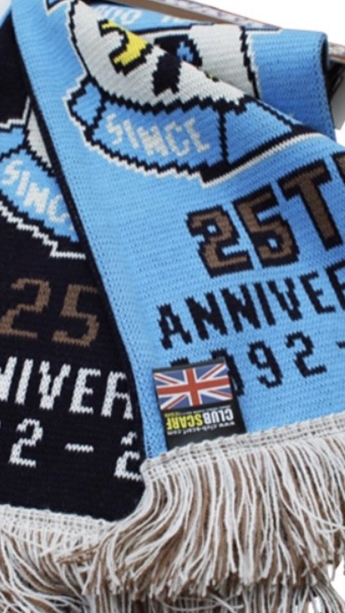 ジュビロ磐田25周年記念ニットマフラー