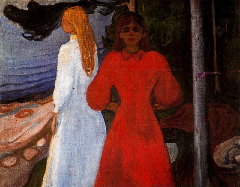 Red and White #edvardmunch #norwegianart