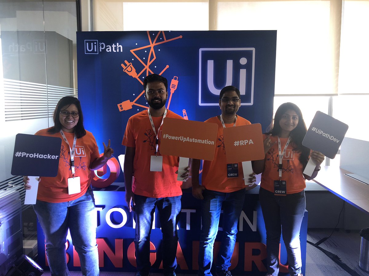 VikasCKankariya's tweet image. #UiPathDev #PowerUpAutomation #ProHacker #UiPathGo Team is ready! Are you? @UiPath