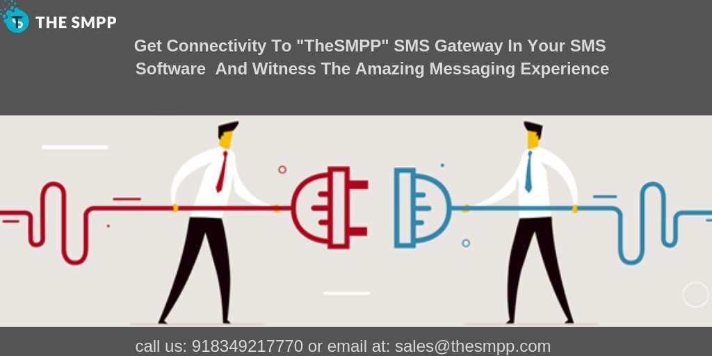 TheSMPP's tweet image. Get  Connectivity To &quot;TheSMPP&quot; SMS Gateway In Your SMS Software  And Witness  The Amazing Messaging Experience. To know more visit at:thesmpp.com 
 cal us:918349217770
 email us:sales@thesmpp.com 
 #TheSMPP #SMPPserver #SMPPpanel #SMPPclient #SMPPreseller #SMPP #SMS