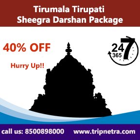 tripnethra's tweet photo. Book TTD Special Entry Darshan(300 rs Sheegra Darshan) at Tripnetra. Devotee can get confirm TTD Rs 300 Darshan Online Booking, Accommodation, To and Fro Tirupati to Tirumala. For Enquiry call@+91 8500898000.
#TTD300rsSheegraDarshan #TTDAccommodation #TirupatiDarshanPackages https://t.co/wtPNDyJqp8