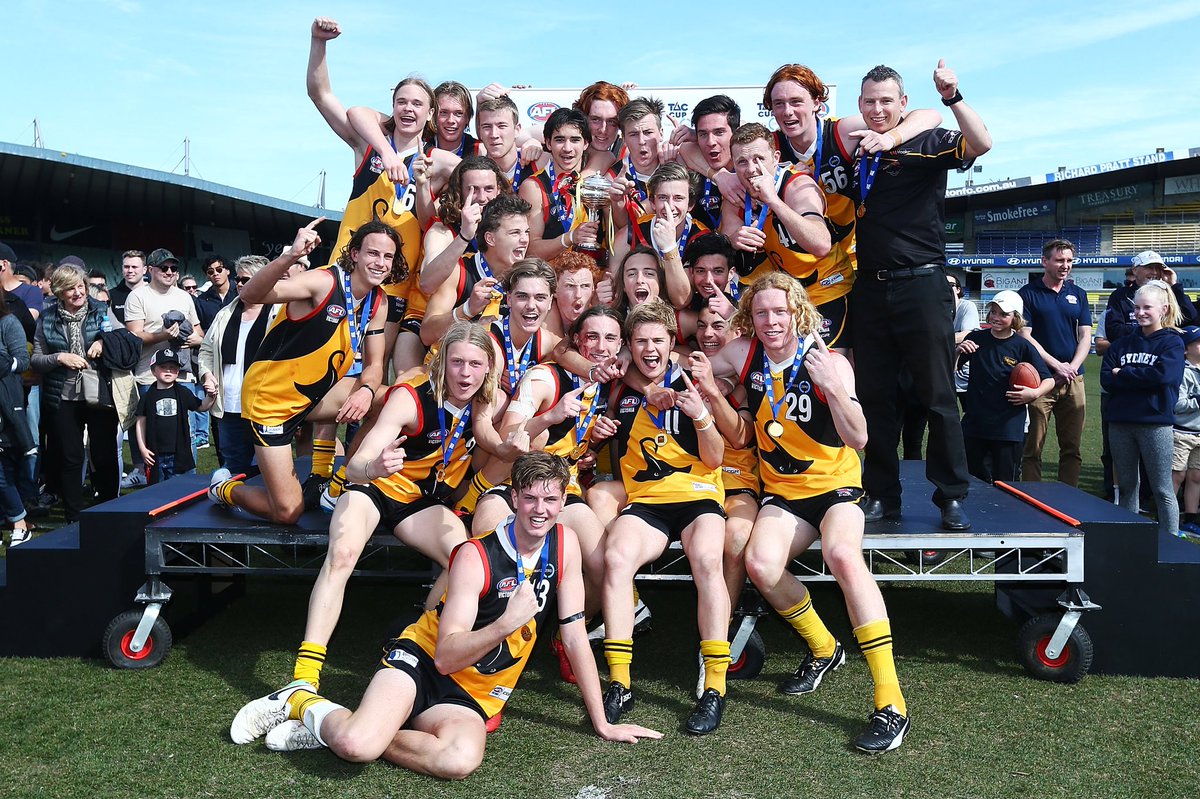 TalentLeague's tweet photo. REVIEW: Read how @DandyStingrays broke their #TACCup premiership drought, with a thrilling 6-point win over @OakleighCharger in the #TACCupGF.
https://t.co/27sZ6vfePB https://t.co/8Zubv3trnF