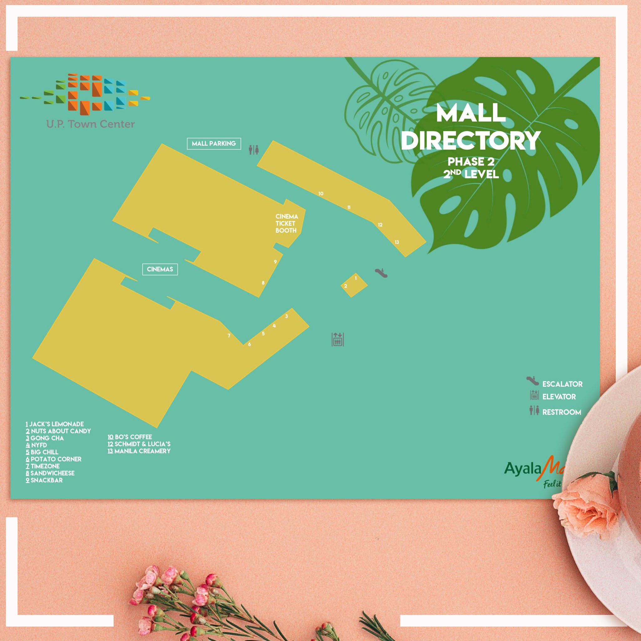 U P Town Center Check Out Our Mall Directory Of Phase 2 Know Where To Find Your Fave Stores Uptclovesyou