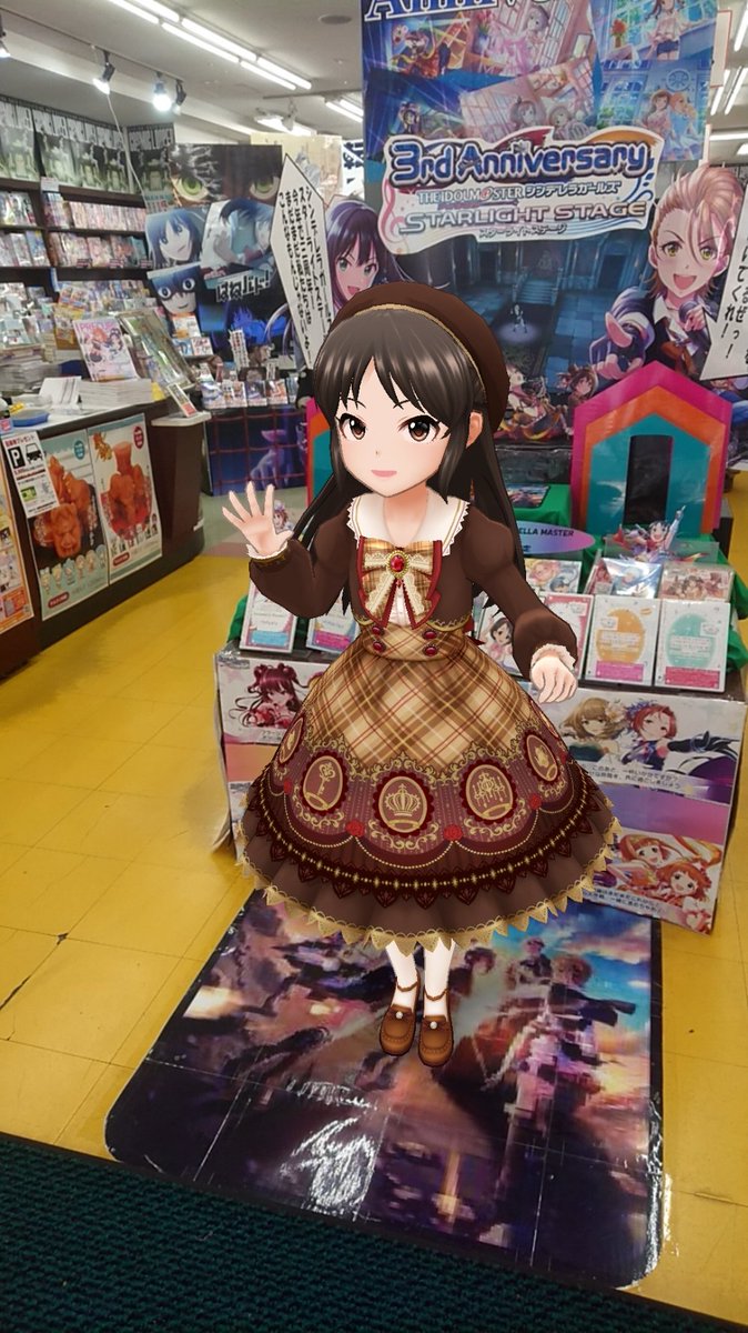 あおかび Na Twitteri Wondergoo名古屋大須店 デレステのarマーカー作ってた しかも等身大サイズの