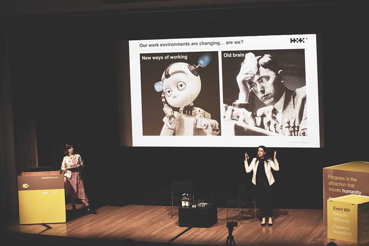 HK_London's tweet photo. After Vicki and Thea's fascinating session providing insight into the 'ideal work environment' at Creativity+Humanity, naturally we wanted to find out more. How important is creativity in companies when it comes to employee engagement? #HKCreativity https://t.co/ZzMaLJaMD4 https://t.co/EDWOeT26oY