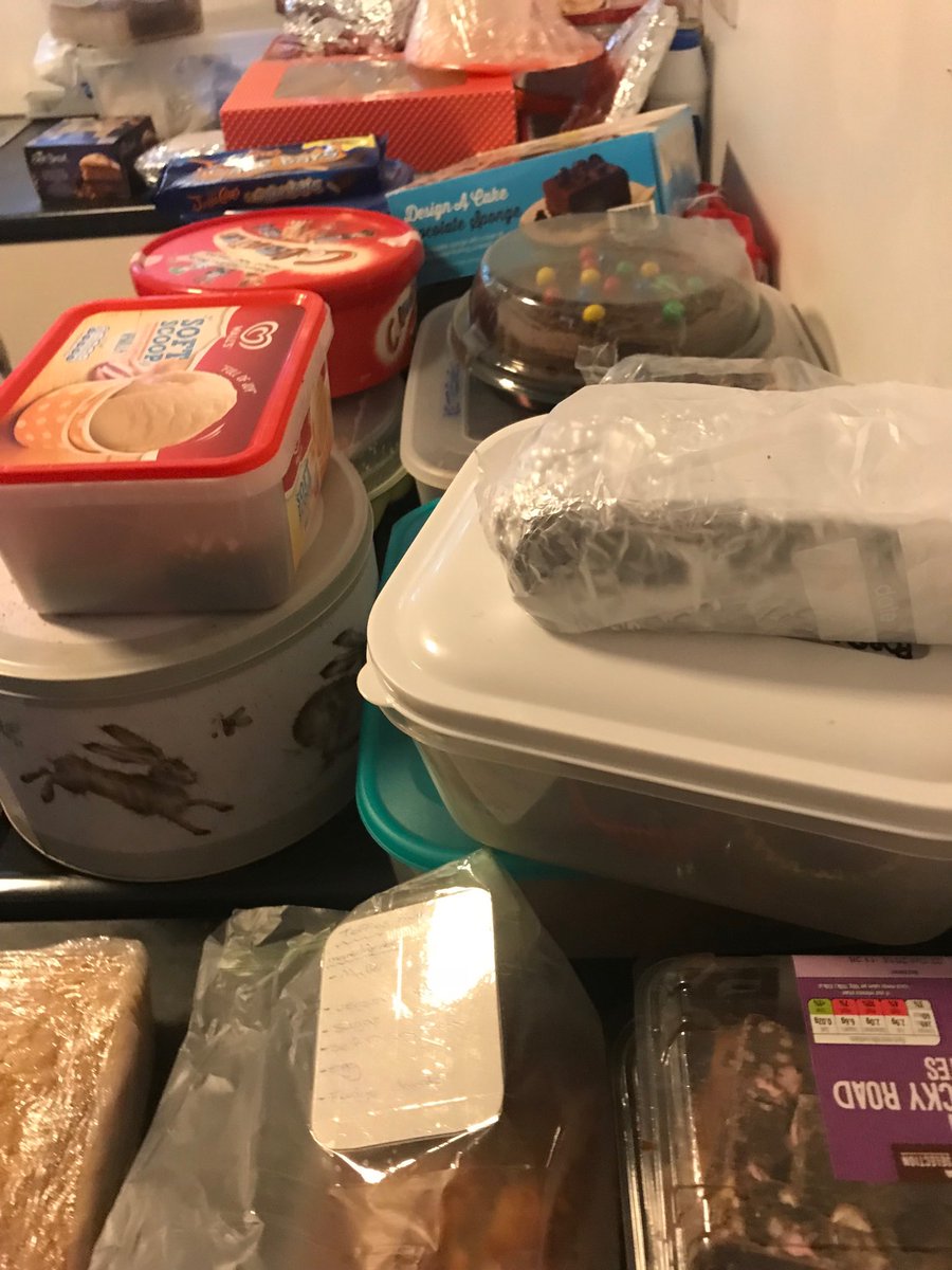 Cake as far as the eye can see! We shouldn’t go hungry this camp.