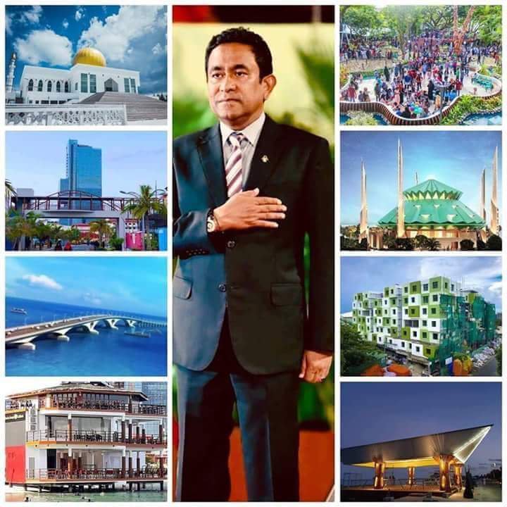 mumthazhmt's tweet photo. For Performance
For National Unity
For Peace and Security
For National Development
For Economic Growth &amp; Stability
#VoteYameenShaheem
#RaeesYameenShaheem2018 Inshaa Allah https://t.co/19YgxD1vvz
