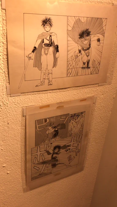 好きなイラストレーター 田島昭宇さんの作品「魍魎戦記MADARA」の記念イベントに来ました。お目当てはサイン会。30年以上前の作品なのに、ファンの人達が沢山居て嬉しかった。懐かしい展示品の数々にも涙。#田島昭宇 #魍魎戦記MADARA 