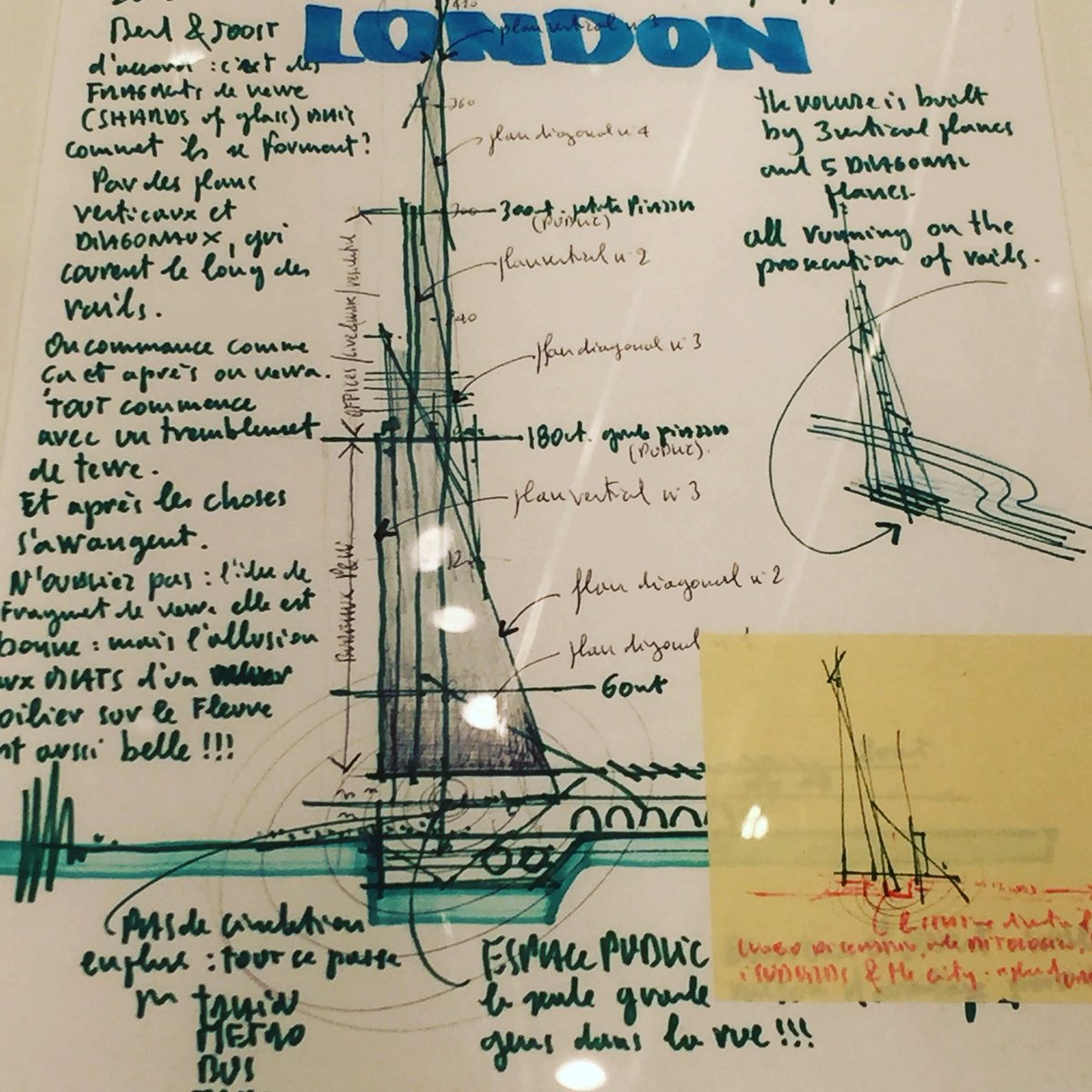 LeontineHass's tweet image. Went to see #renzopiano @royalacademy. Struck by the many parallels between #musicandarchitecture #inspiration #theshard