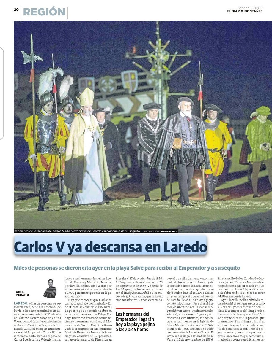 Carlos V Laredo El Desembarco tweet media