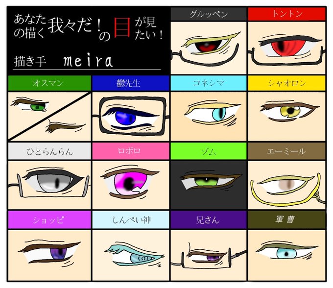 あなたの描くwrwrdの目が見たいのtwitterイラスト検索結果