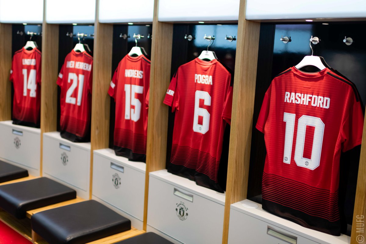 ManUtd's tweet photo. There are dressing rooms, and then there's this place! 😍 #MUFC https://t.co/1I6hRe3lql
