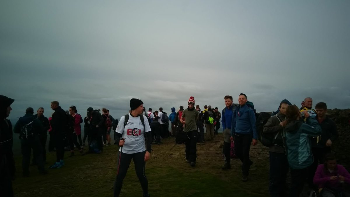 #Summit60 in aid of @PrincesTrust is  finally here! <a href="/BarrattGrads/">Barratt Graduates</a> along with the rest of the @Barrattplc participants set off in the early hours of the morning and have just reached their first summit of the #YorkshireThreePeaksChallenege #PenYGhent Well done guys!