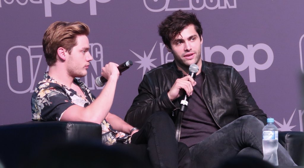Today’s panel with <a href="/MatthewDaddario/">Matthew Daddario</a> and <a href="/DomSherwood1/">DOM SHERWOOD</a> was fantastic! See you again at tomorrow’s panel 😊 <a href="/OzComicCon/">Oz Comic-Con</a>