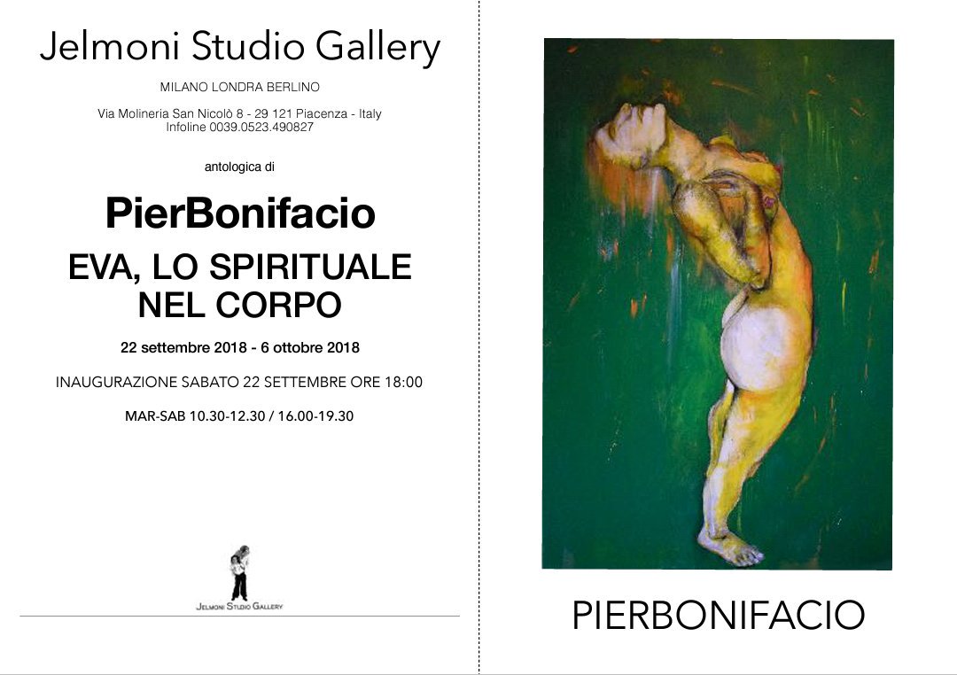 PierBonifacio's tweet photo. PierBonifacio
oggi 22 settembre ore 18
vernissage della mostra antologica 
"Eva, lo spirituale bel corpo"
Jelmoni Studio Gallery, Piacenza 

(uscita A1 consigliata, Piacenza Nord)
spero di vedervi numerosi https://t.co/3vLQP8FETn