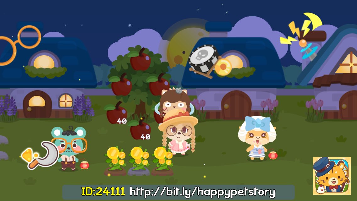 DMirend's tweet image. All my #HappyPetStory decos are special-themed! FREE room with Invite Code: 24111. Add ur special touch! bit.ly/happypetstory