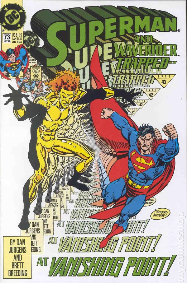 My_SecretOrigin's tweet photo. On Sale 26 Years Ago Today...
Superman (Vol. 2) #73 (11/92), purchased at Same Bat Channel. #Superman #Waverider #VanishingPoint #InfinityCover @thedanjurgens @DCComics https://t.co/60w9C5wLOI