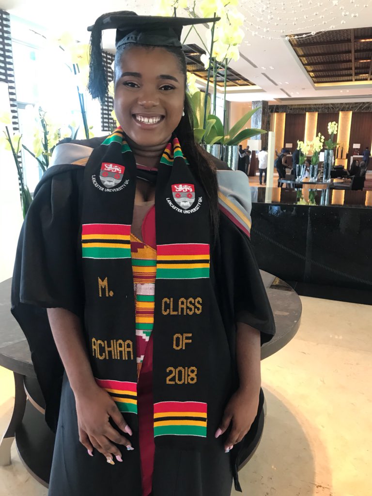 _thedarkrose__'s tweet photo. I just want to thank my God ππΎ Maame to the world βπΎ#gradstudent #graduation #lancasteruni #LUG #LUGgrad2018 @LancasterGhana @LancasterUni https://t.co/o5j3REX7zO