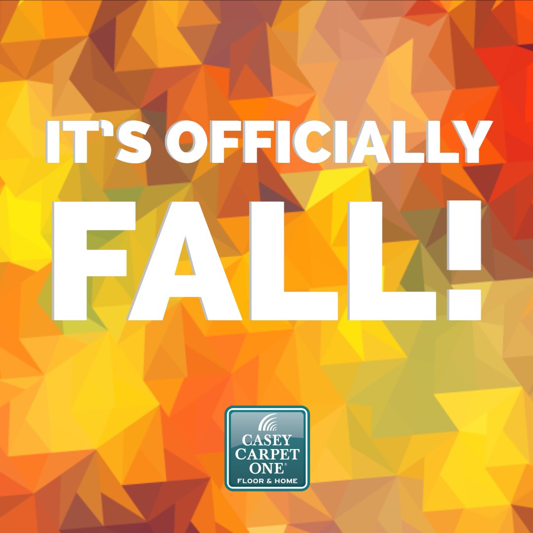 CaseyCarpetOne's tweet photo. Happy First Day of Fall from all of us at Casey Carpet One! https://t.co/PvFcausQq5