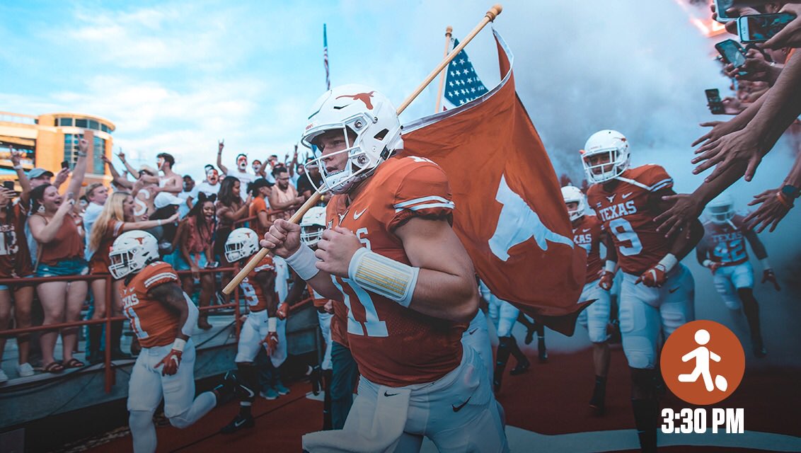 It’s GAME DAY &amp; we are here for it. 

<a href="/TexasFootball/">Texas Football</a> vs TCU 🏈

#HookEm🤘 #BevoBlvd