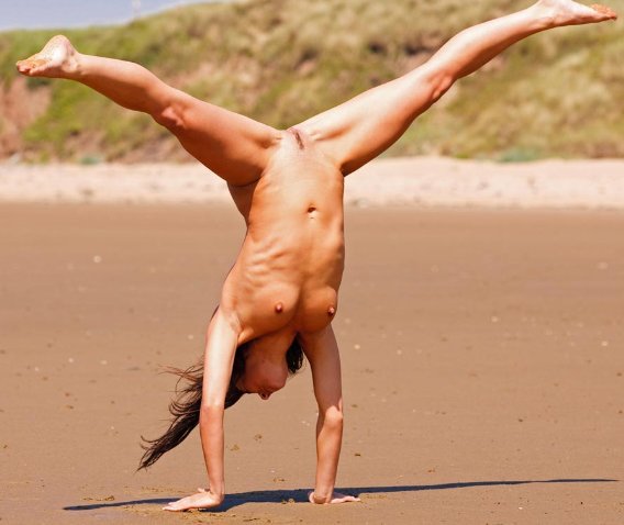 Naked woman headstand hairy nude stansing little nude hairy mir hebe chan n...